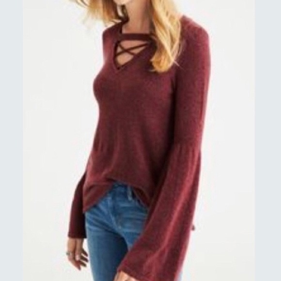 American Eagle Outfitters Sweaters - American Eagle Bell Sleeve Sweater